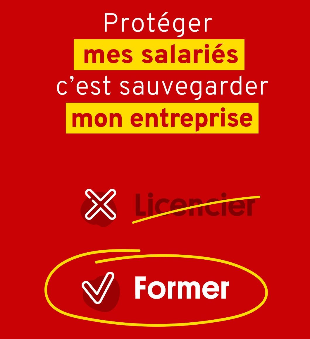 former plutôt que licencier